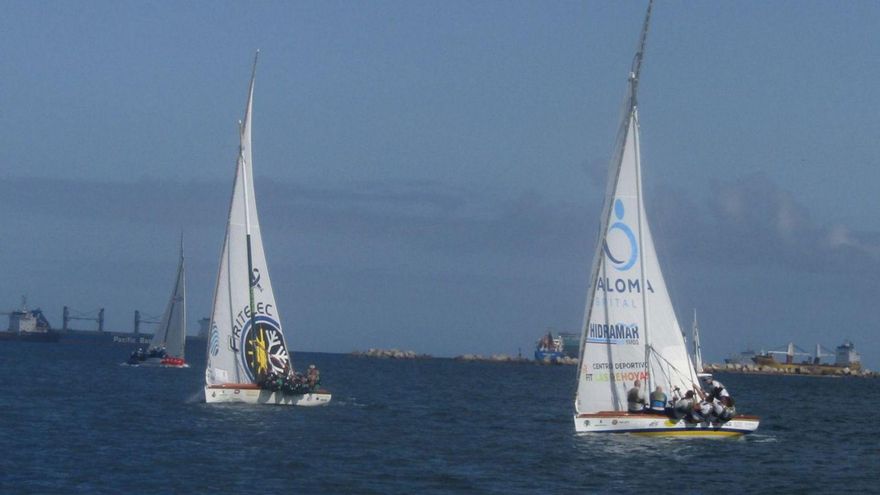 Teror le gana a Agüimes el duelo de ‘Villas’ por 12 segundos en el Campeonato Aguas de Teror de Vela latina