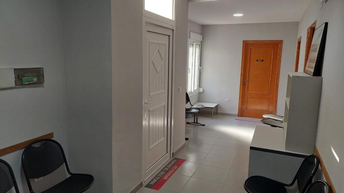 Instalaciones del consultorio médico de l'Énova.