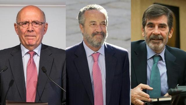 Joan Rigol, Pedro Arriola y José Enrique Serrano.