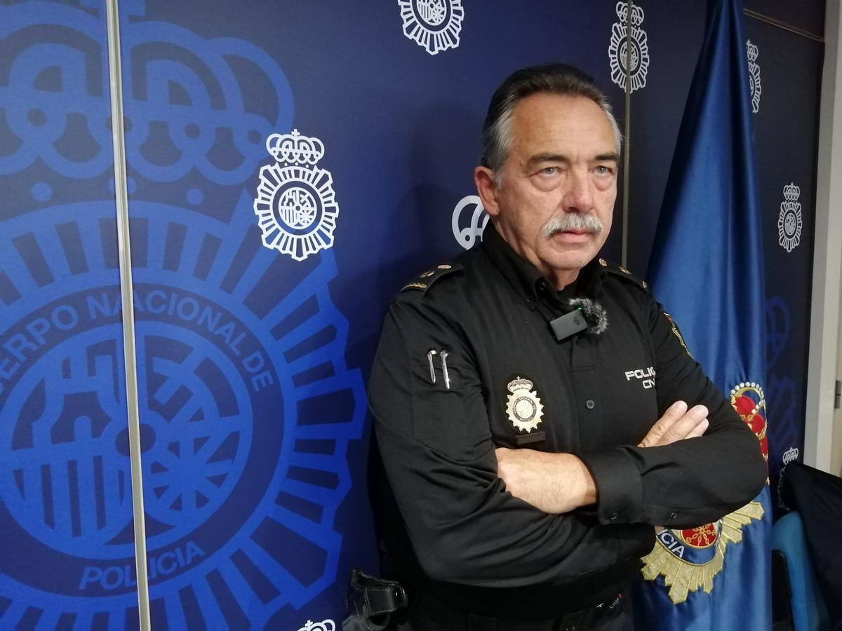 El inspector jefe Brigada Provincial de Extranjería y Fronteras, Chema Manso.