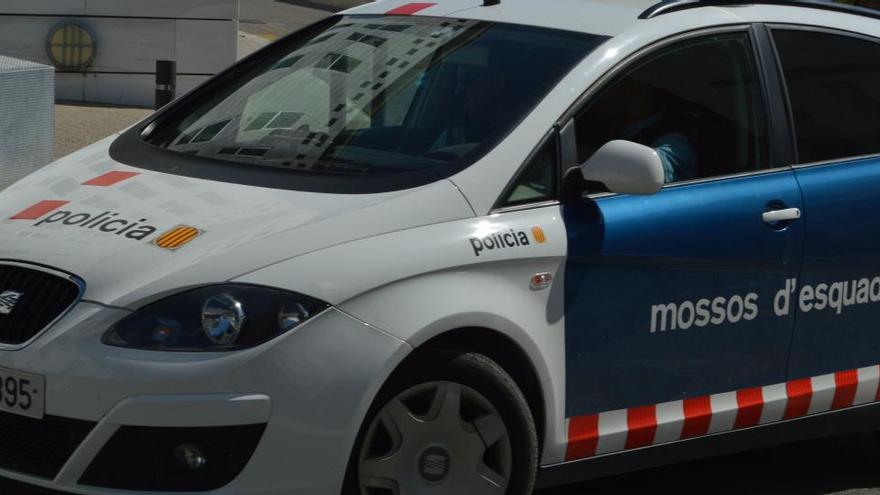 Un vehicle dels Mossos