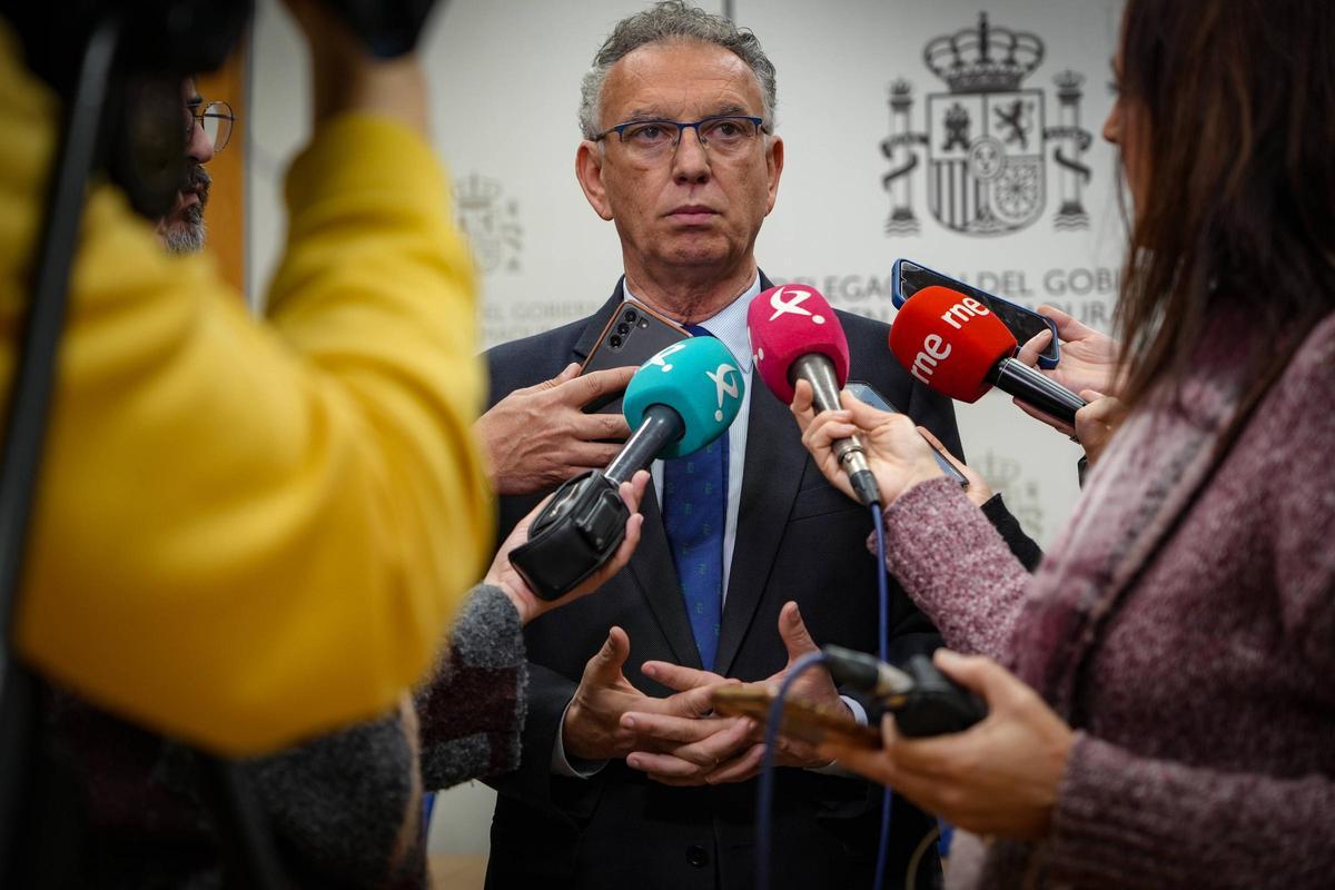 El delegado del Gobierno y presidente de la gestora del PSOE de Extremadura, José Luis Quintana.