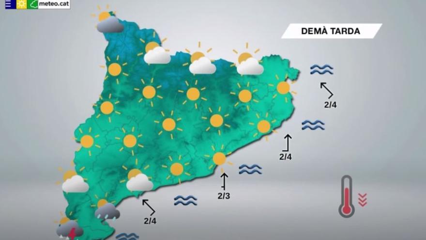 La calor remet en un dijous que es preveu asollellat