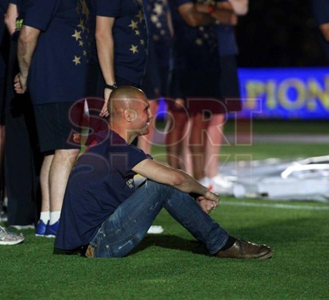 El Camp Nou acogió la fiesta de la Liga