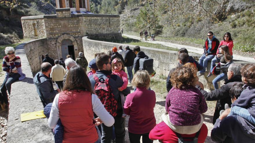 Imagen de las últimas visitas al manantial