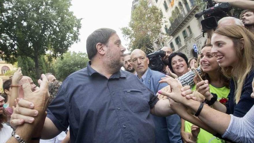 El vicepresidente de la Generalitat, Oriol Junqueras. // Efe