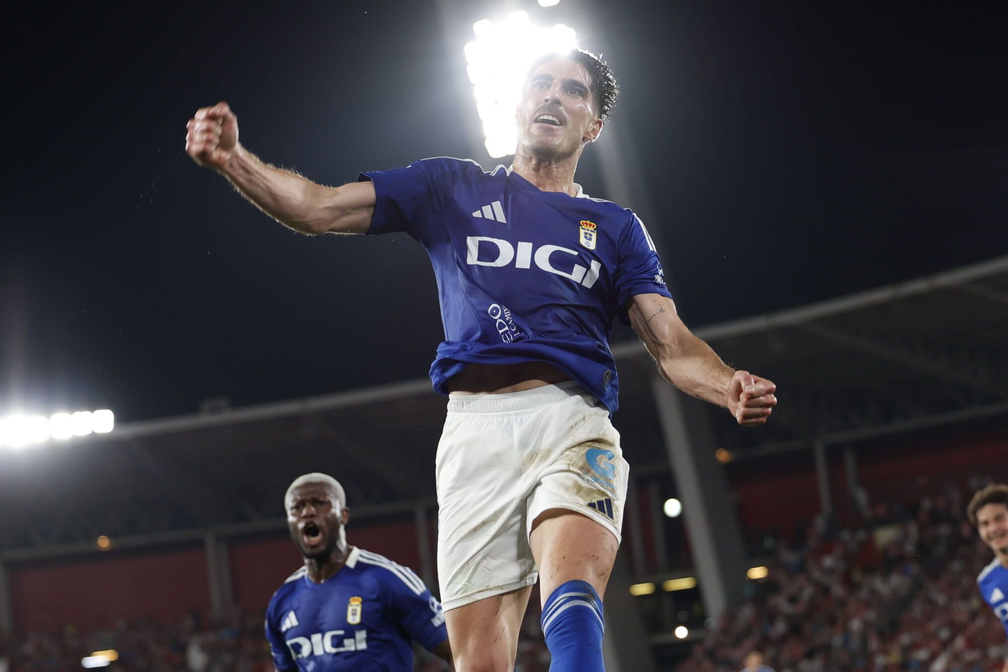 Así fue el primer partido del play-off entre el Almería y el Real Oviedo