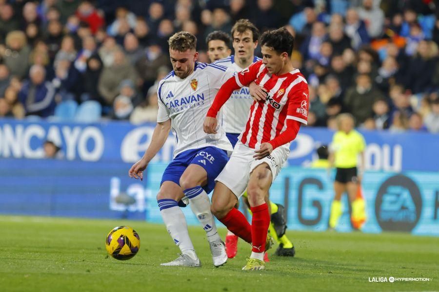 Así fue el partido entre el Sporting y el Zaragoza