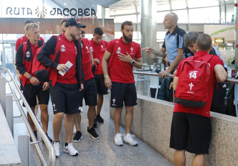 El Celta pone rumbo a su pretemporada en Inglaterra