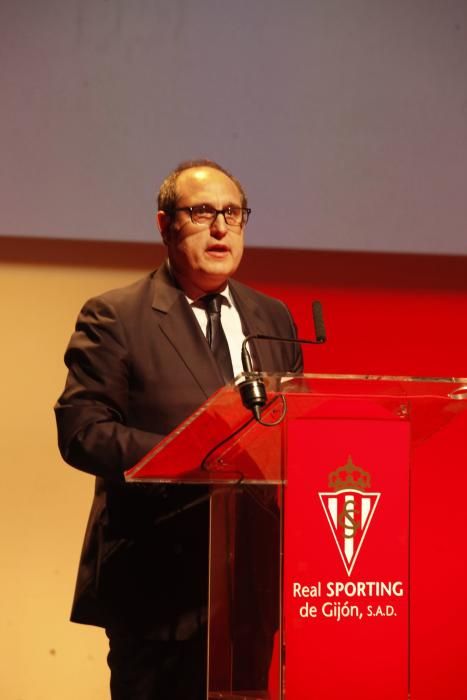 Presentación de la Fundación Escuela de Fútbol de Mareo Real Sporting de Gijón.