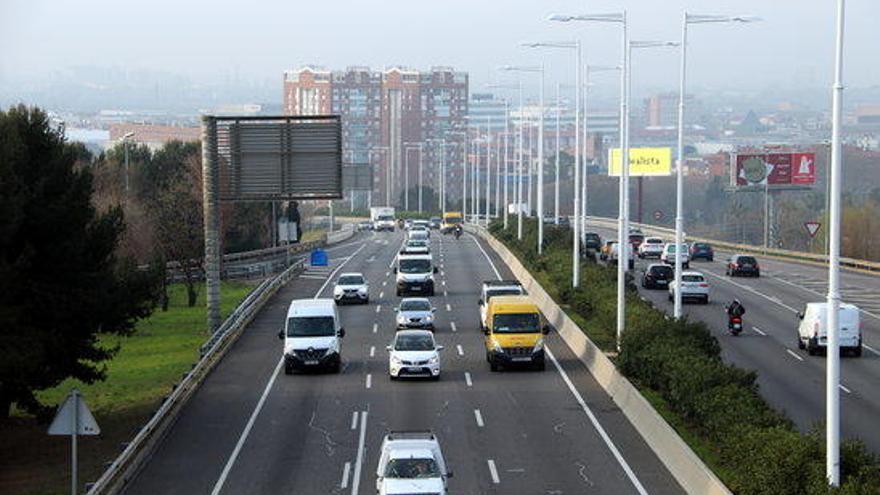 La Ronda de Dalt al seu pas per Cornellà de Llobregat aquest 13 de mar de 2020. (Horitzontal)