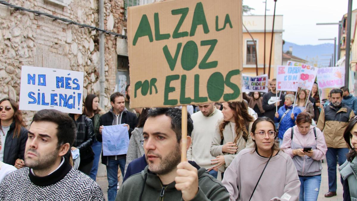 Las familias de la guardería de Palau-solità reclaman justicia