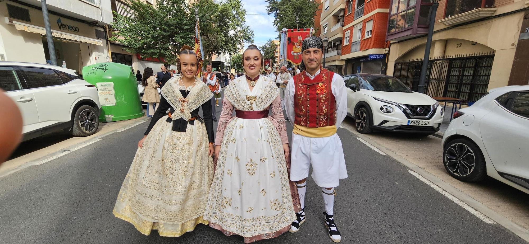 Las comisiones el Marítim, protagonistas en el Homenaje a la Senyera