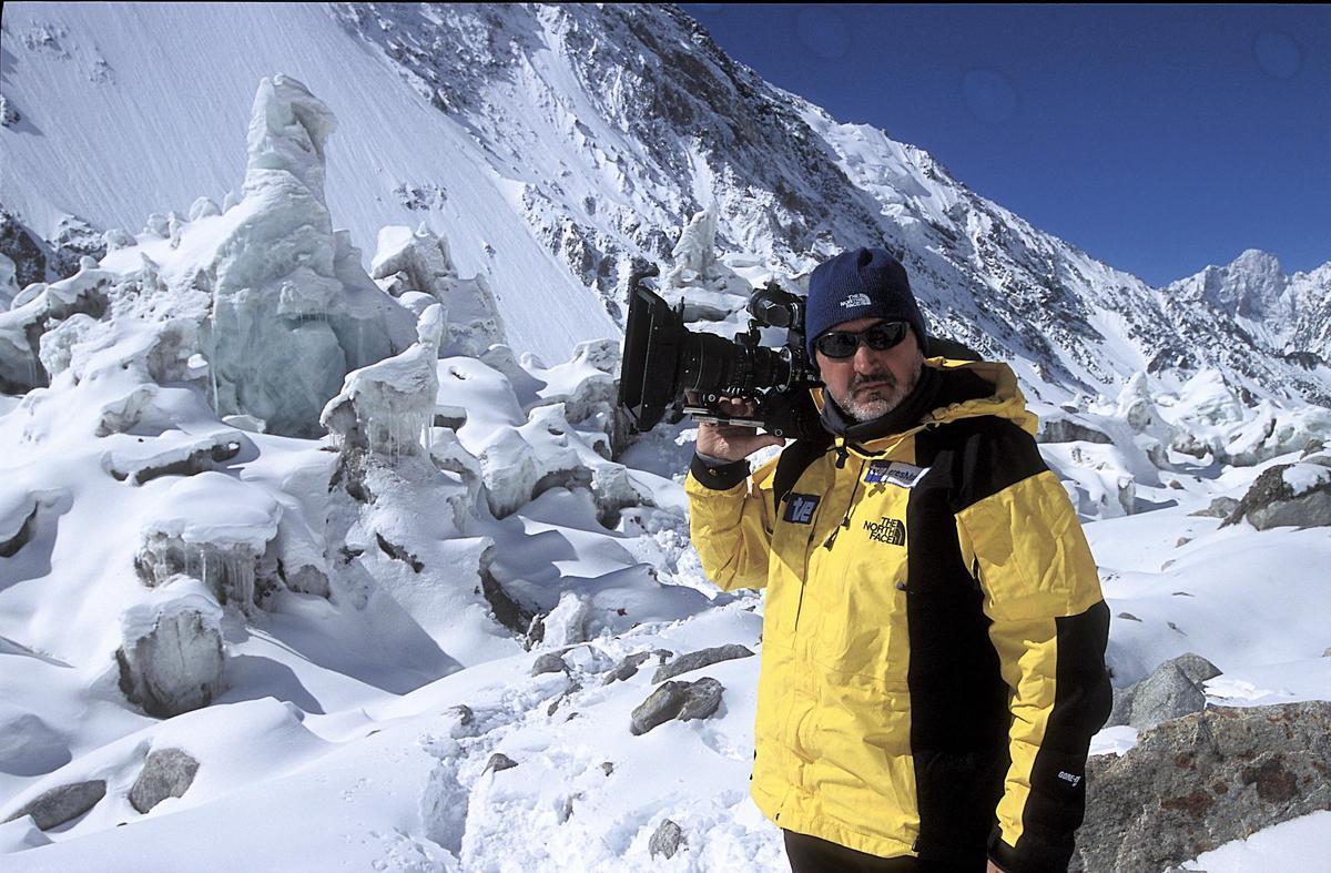Sebastián Álvaro en El K2 en el año 2004.