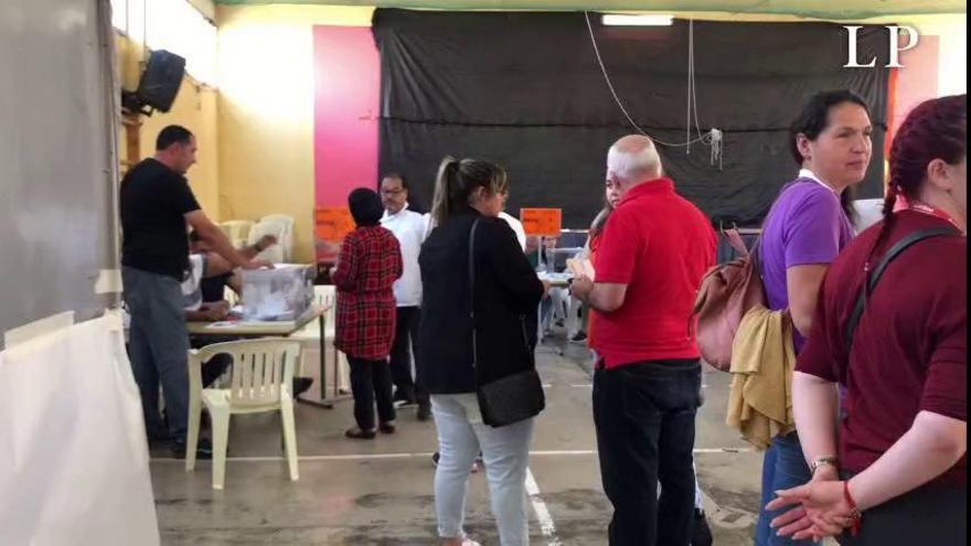 Jornada electoral en Telde y Vecindario