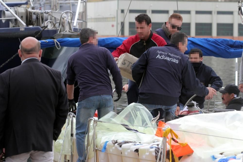 Operación antidroga en la costa de Cartagena