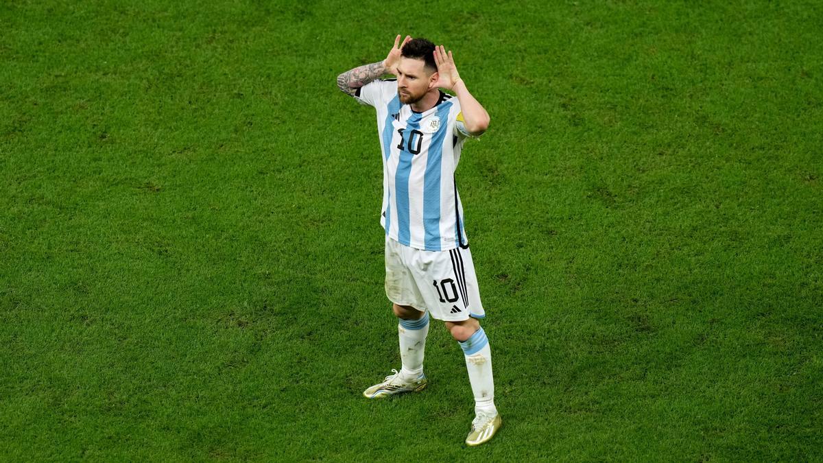 El capitán de Argentina, Leo Messi