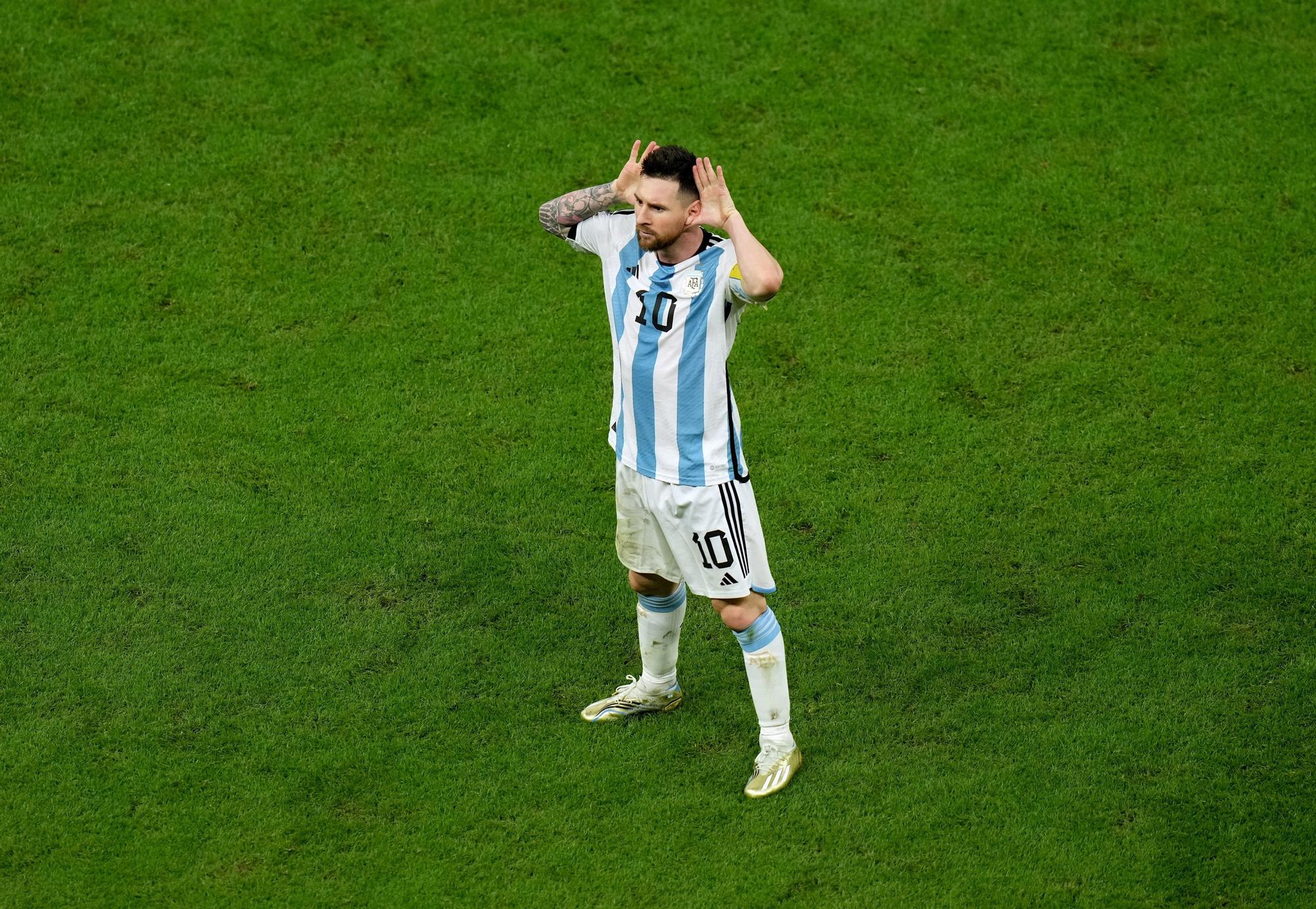 El capitán de Argentina, Leo Messi
