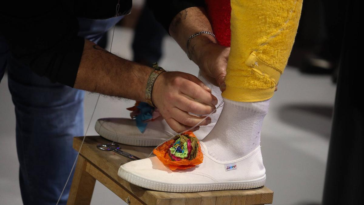 Ritual de vestimenta del Zangarrón de Montamarta