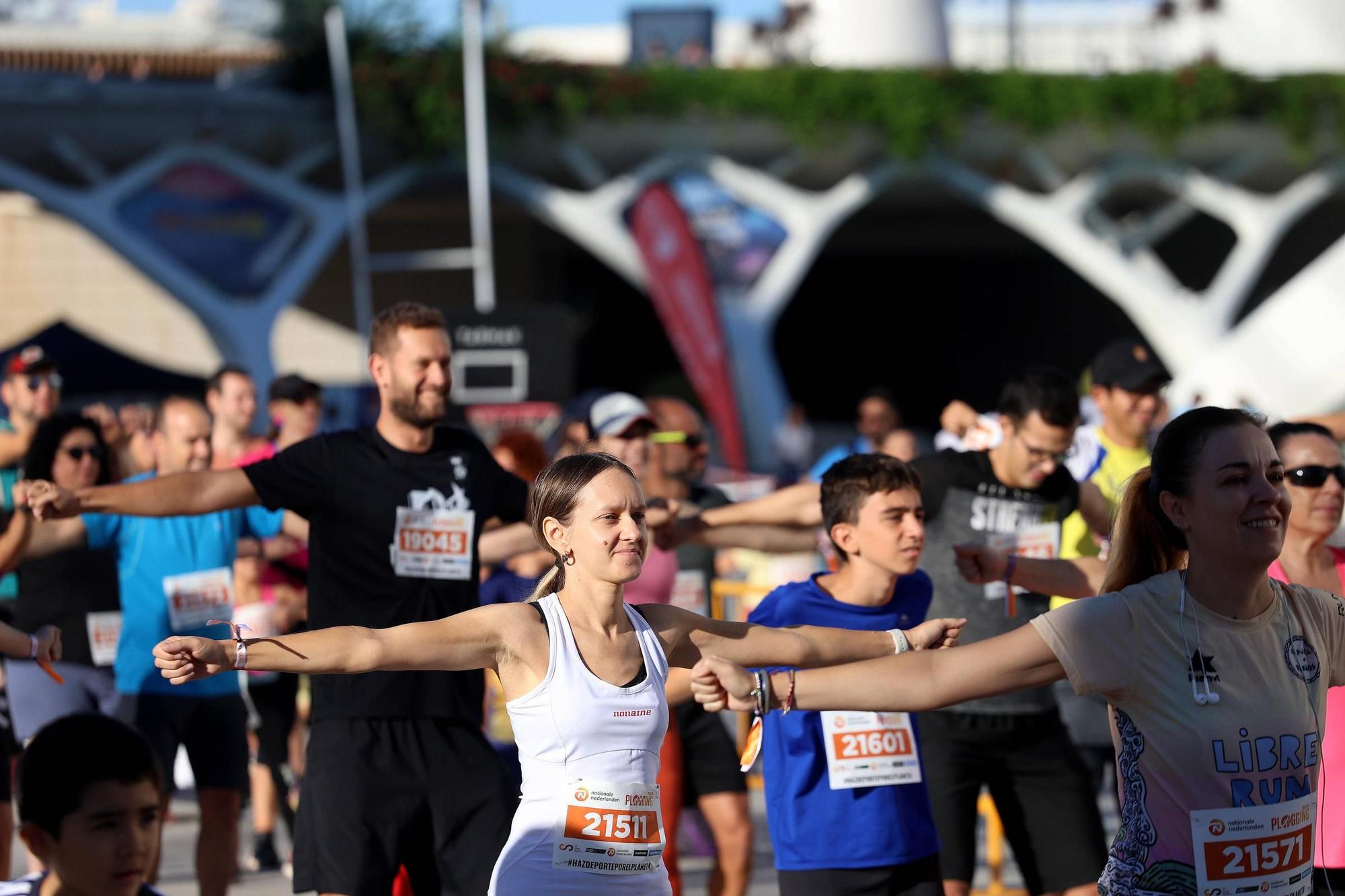 Nationale-Nederlanden Plogging Tour en Valencia que inaugura la Semana Europea del Deporte