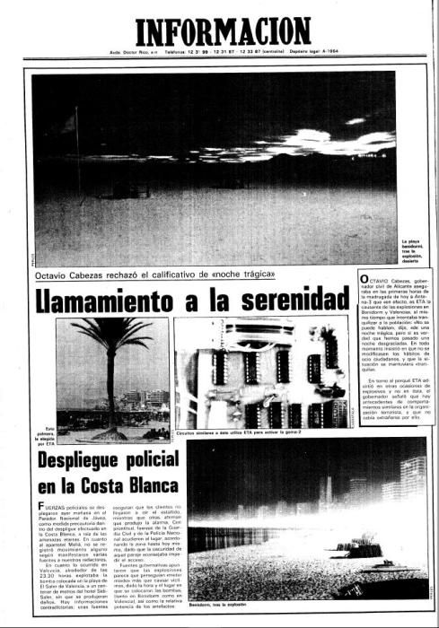 El adiós de ETA, 33 años después de las bombas en Alicante, playa de San Juan y Benidorm