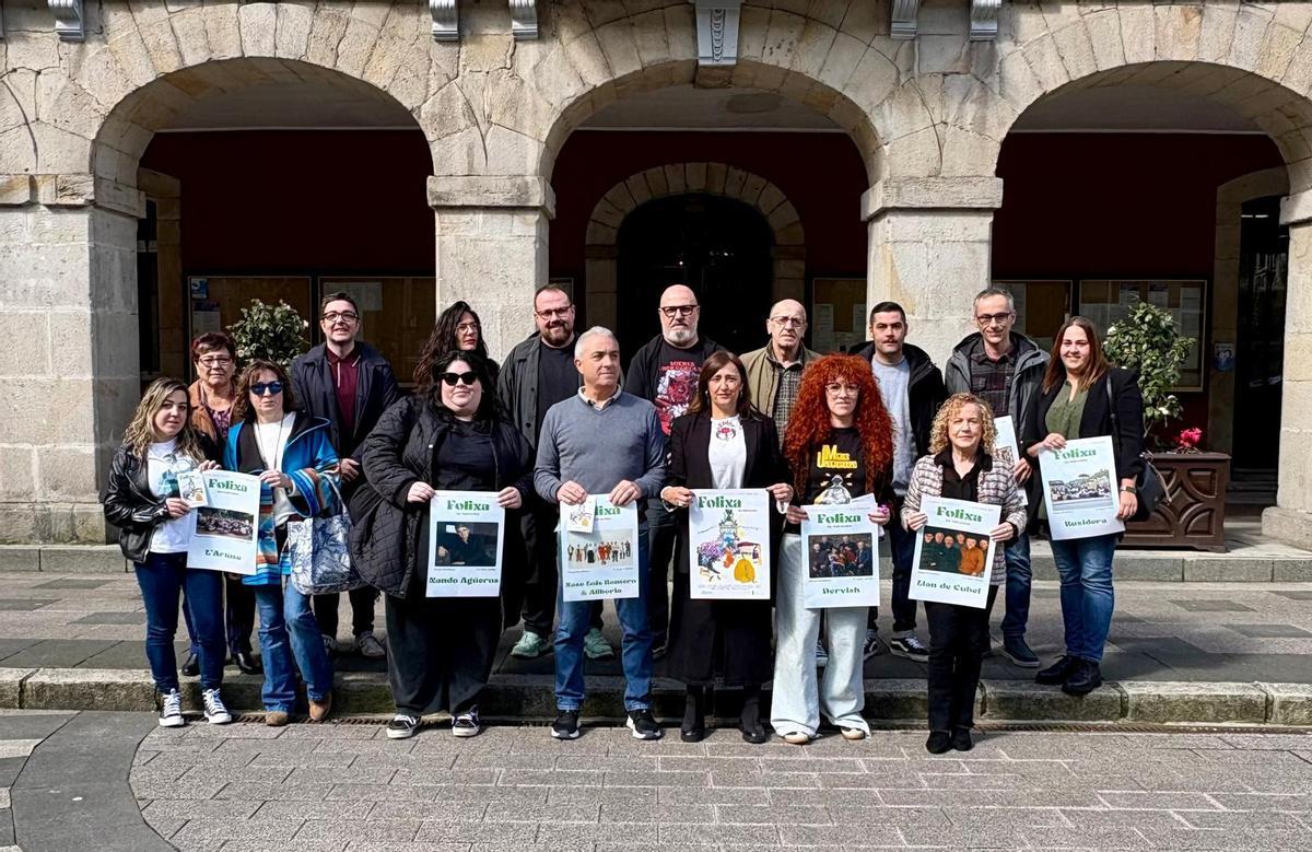 Participantes en la presentación de la Folixa.