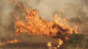 Cuatro pueblos evacuados por el incendio de Cipérez, el más grave de los 3 de Salamanca