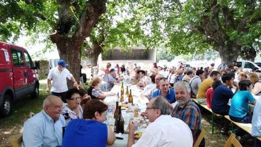 Feira de Castro, en la jornada de ayer. // FdV