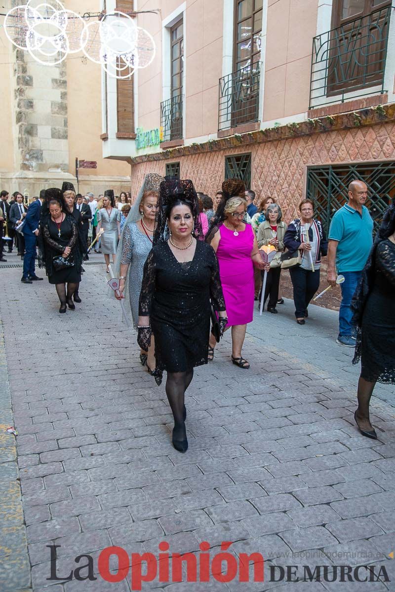 Procesión del Baño y parlamento en las Fiestas de Caravaca