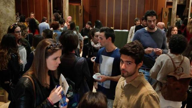 Asistentes a la Jornada de Neurorrehabilitación, en el Colegio de Médicos.