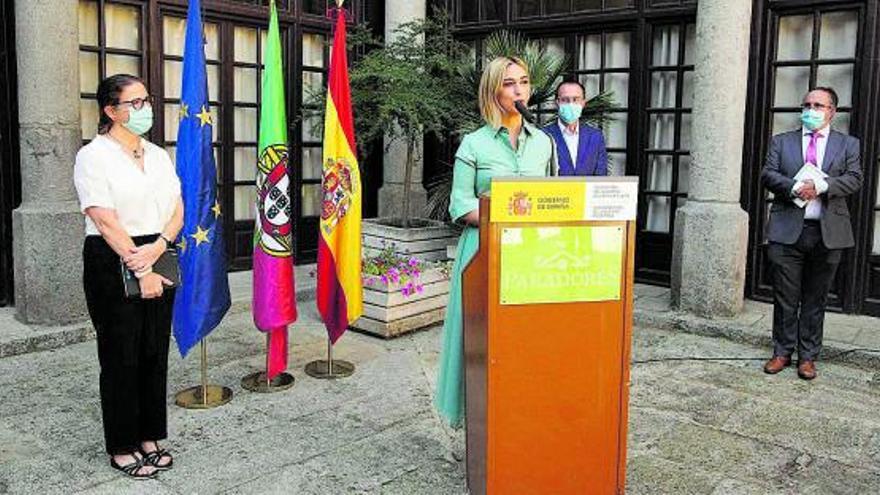 Isabel Ferreira, durante una intervención en una visita a Zamora. | L. O. Z.