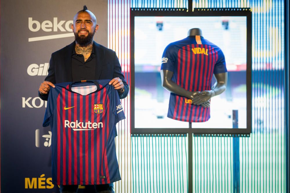 Presentació d'Arturo Vidal