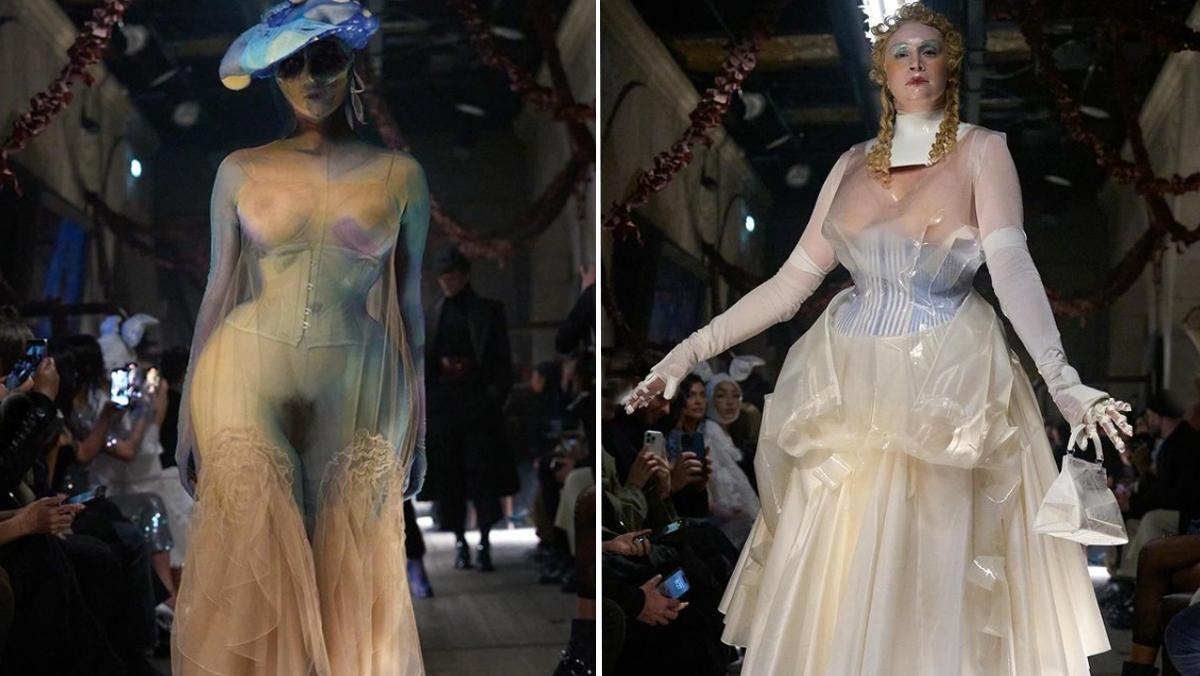 Desfile de alta costura de Maison Margiela, por John Galliano, SS 2024.