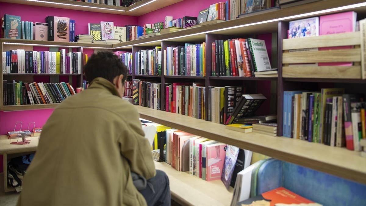 Una librería barcelonesa.