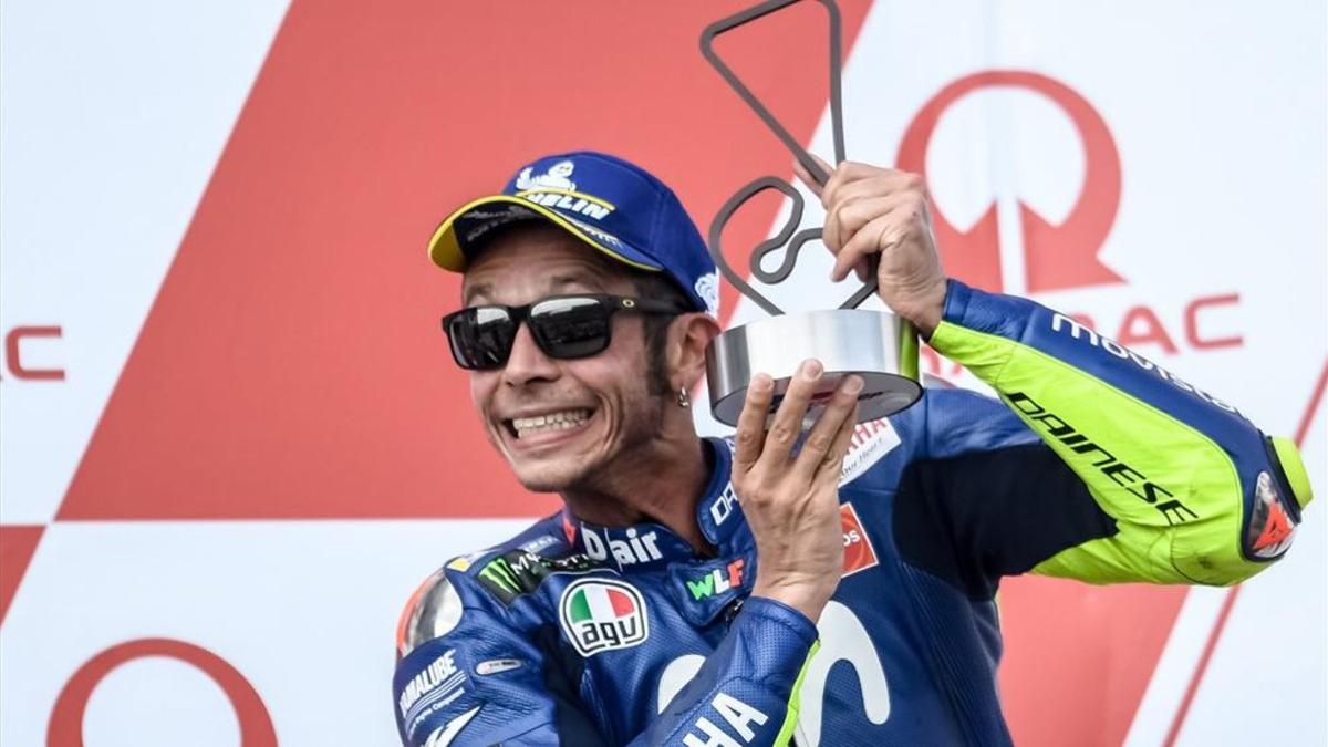 Rossi, feliz con su segunda posición