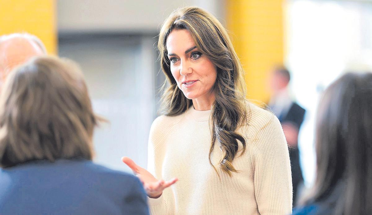 Imagen de archivo de la princesa de Gales, Kate Middleton, durante un acto en Nottingham el pasado mes de octubre.