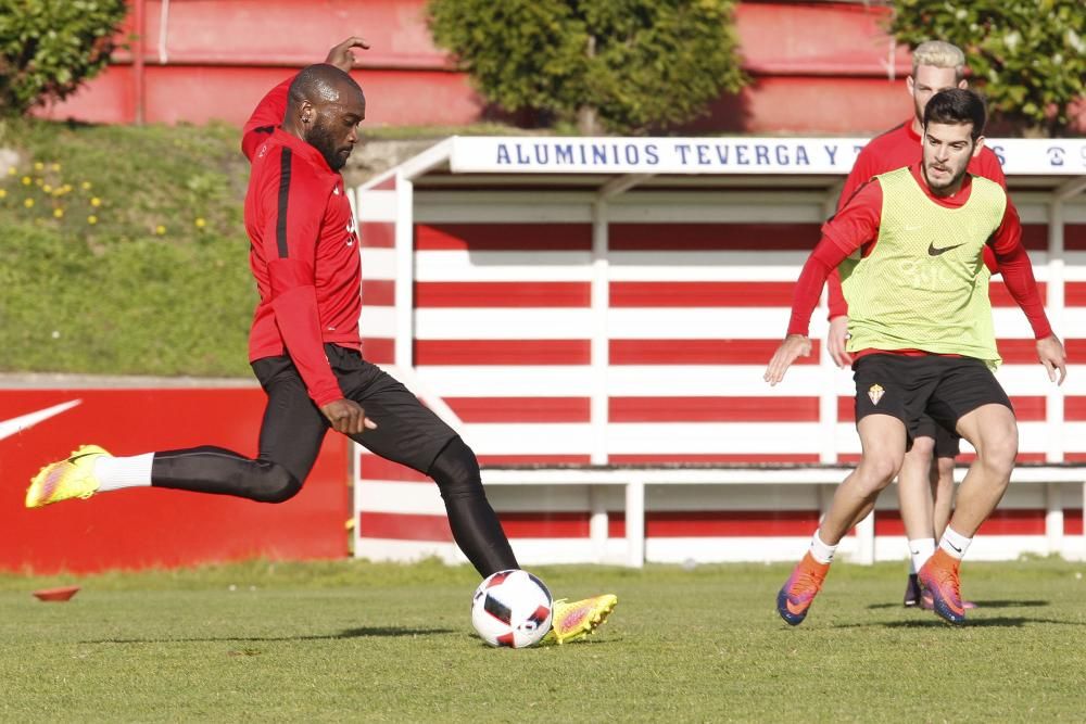 Entrenamiento del Sporting