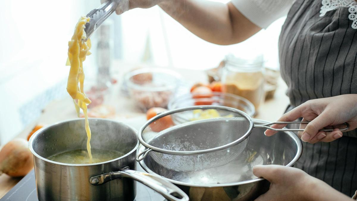 Adiós al colador en tus recetas de pasta.