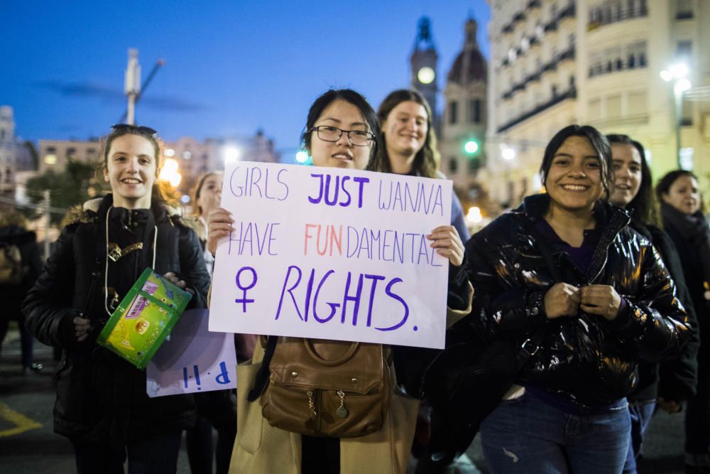 Manifestación del Día de la Mujer en València