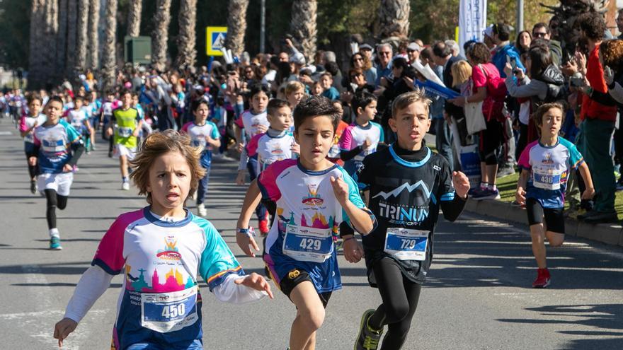 Una carrera para menores abre la TotalEnergies Murcia Maratón Costa Cálida