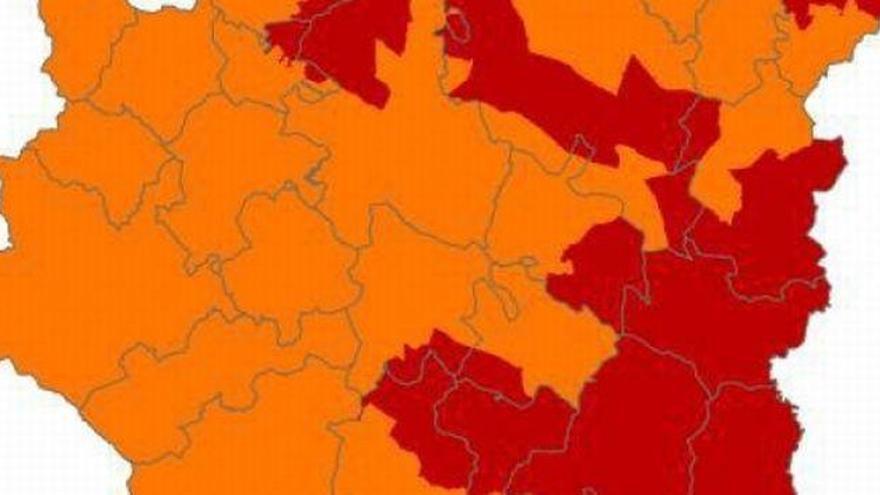 Alerta roja de peligro de incendios forestales en varias zonas de Aragón