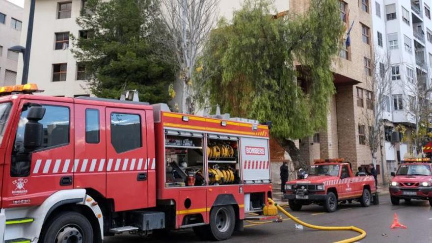 Incendio de los juzgados.