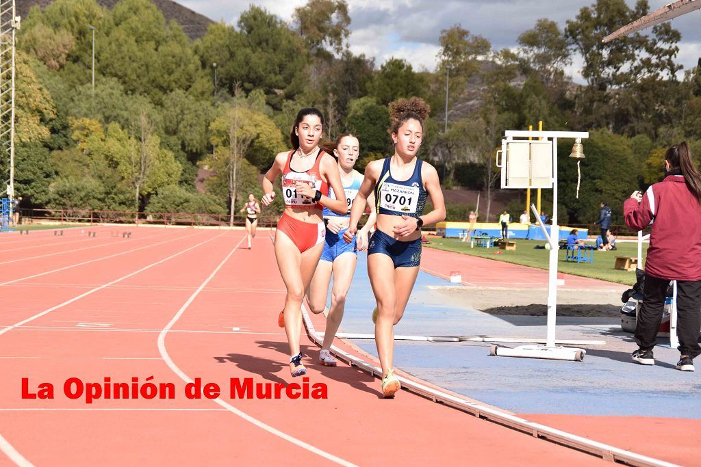 Regional absoluto y sub-23 de atletismo en Lorca