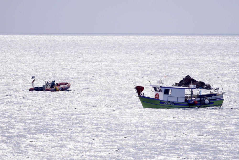 Quart dia de recerca del pescador desaparegut a Aigua Xelida