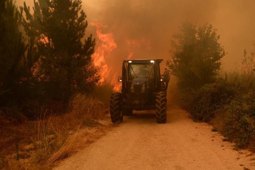 Incendio en Castroagudín