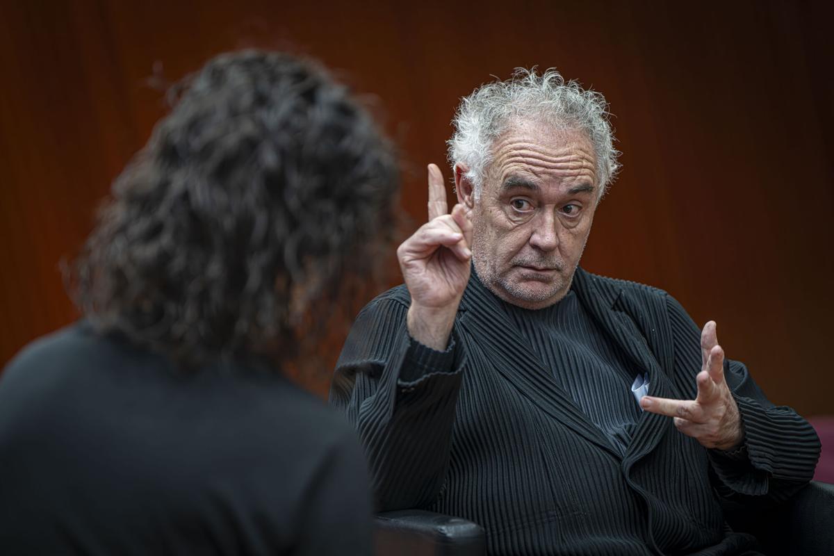 Barcelona 02/12/2025 Economía. Entrevista Ferran Adrià. AUTOR: MANU MITRU