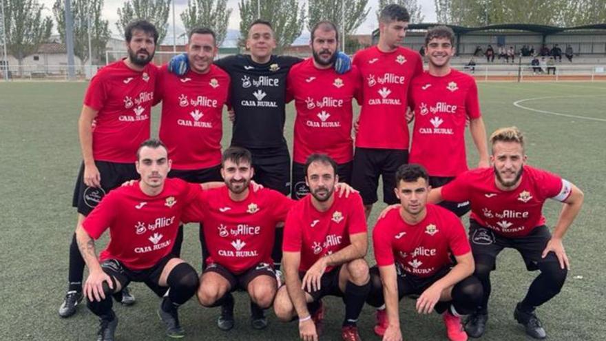 Equipo del Sporting de Zamora en Benavente. | Cedida