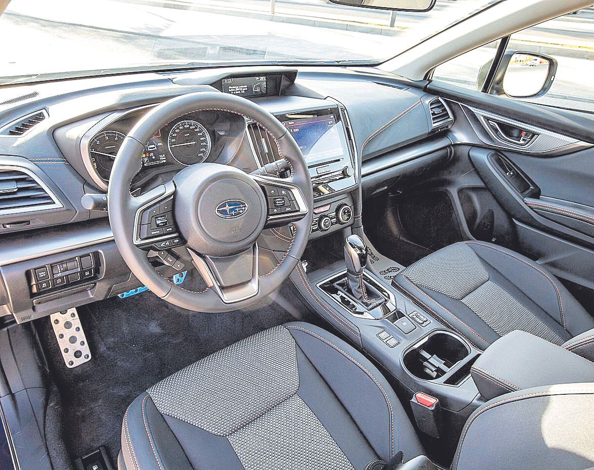 Interior del Subaru XV