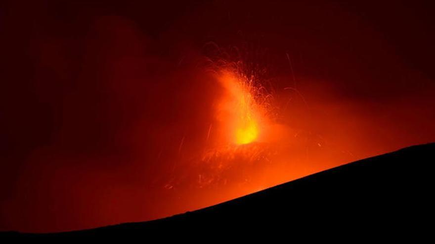 El espectáculo del volcán Etna