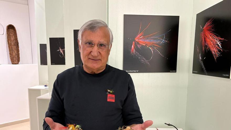 De desmontar una mosca para aprender a dominar el oficio: Manuel “Loli” Fidalgo comparte sus trucos para crear estos señuelos para peces